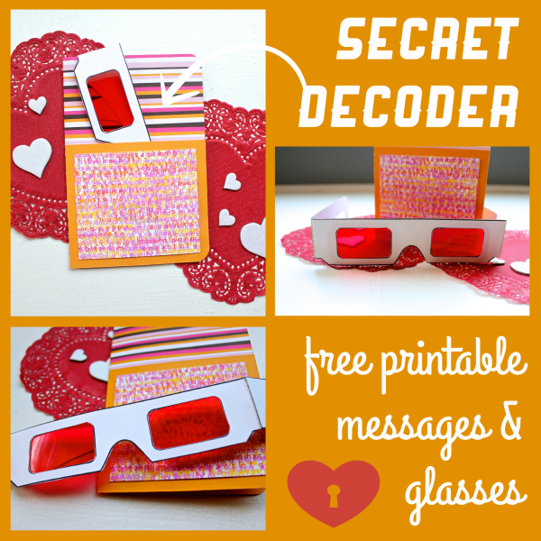 Diy Secret Decoder Cards Made By Marzipan