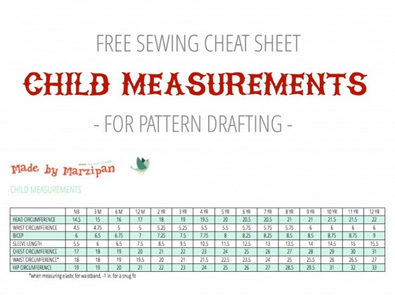 child measurements