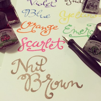 How to use Dr PH Martin's Bleedproof White - Must Have Ink for Pointed Pen  Calligraphy 