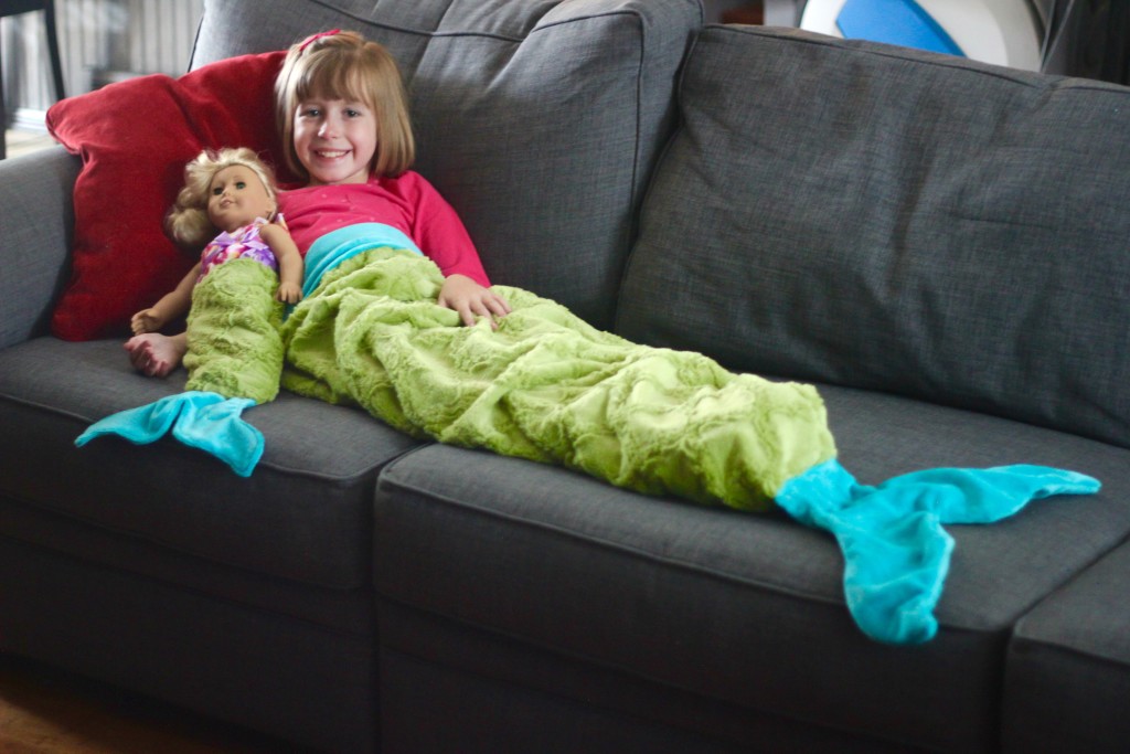 MERMAID tail blanket - step by step tutorial 